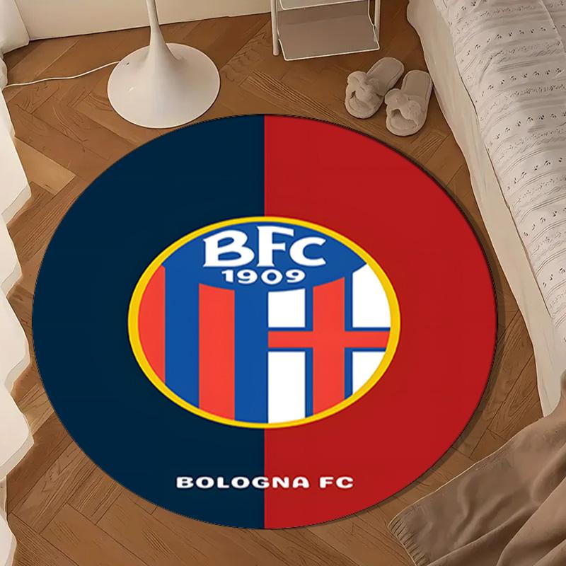 Football Bologna Round mat Home Decor, Chair rug For livingroom,Bedroom, doormat home decor Birthday Gift Christmas Gifts
