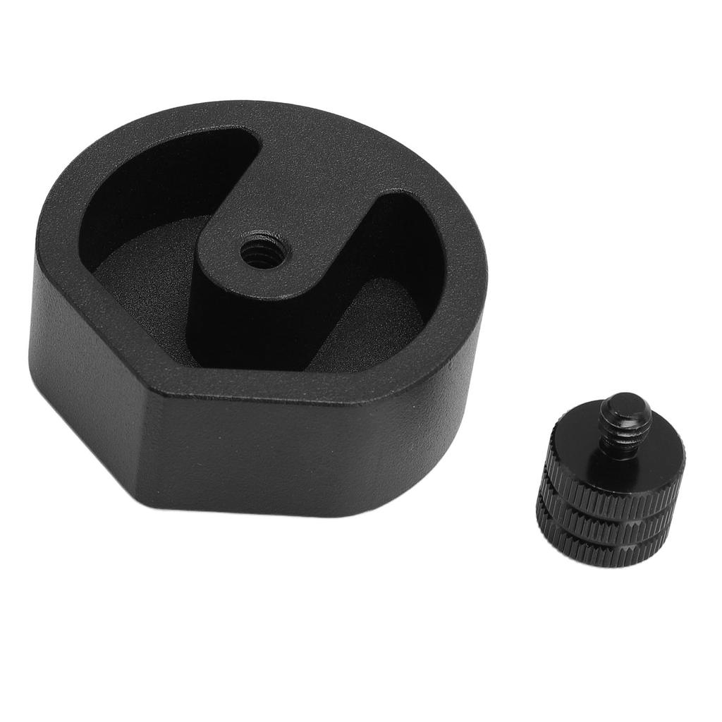 Aluminiowy adapter statywu satelitarnego z gwintem 1/4 cala, zacisk mocujący statyw anteny satelitarnej, adapter montażowy