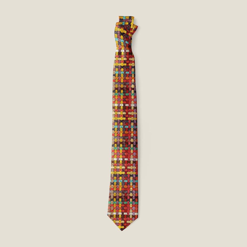 2024 Spring Original 8Cm Printed Tie Vintage Ins Men'S And Women'S Wide Edition Vintage Casual Animal Tie