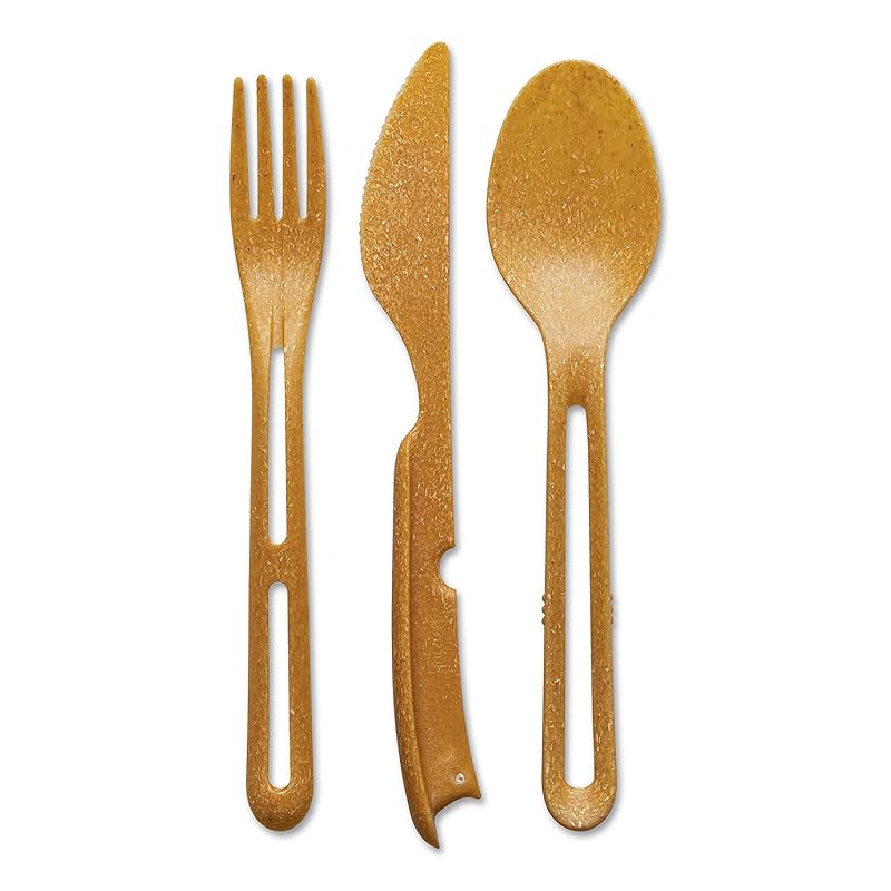 

KOZIOL KLIKK cutlery set outdoor camp 3bio YE yellow