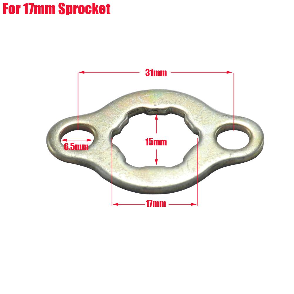 17mm 20mm Front Engine 420# 428# Chain Sprocket Retainer Plate Locker Gasket Screw