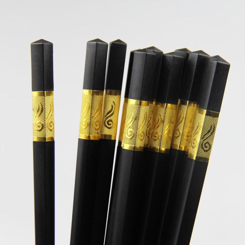 Ru Han Aluminum Alloy Fortune Ruyi Chopsticks Set