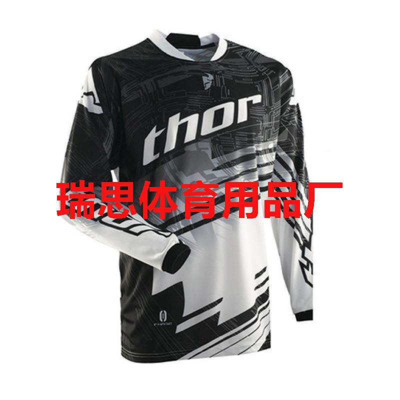 Sommer langärmeliger Radanzug Mountainbike TLD Downhill-Anzug Offroad-Motorradanzug T-Shirt Renn-Sweatshirt