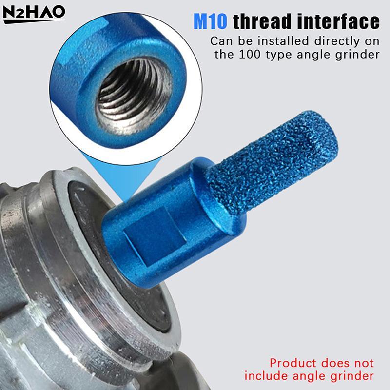 Vacuum Brazed Core Drill Bit Set 6 10 15mm Milling Cutter for Angle Grinder Quick Tile Marble Cutting Home Improvement