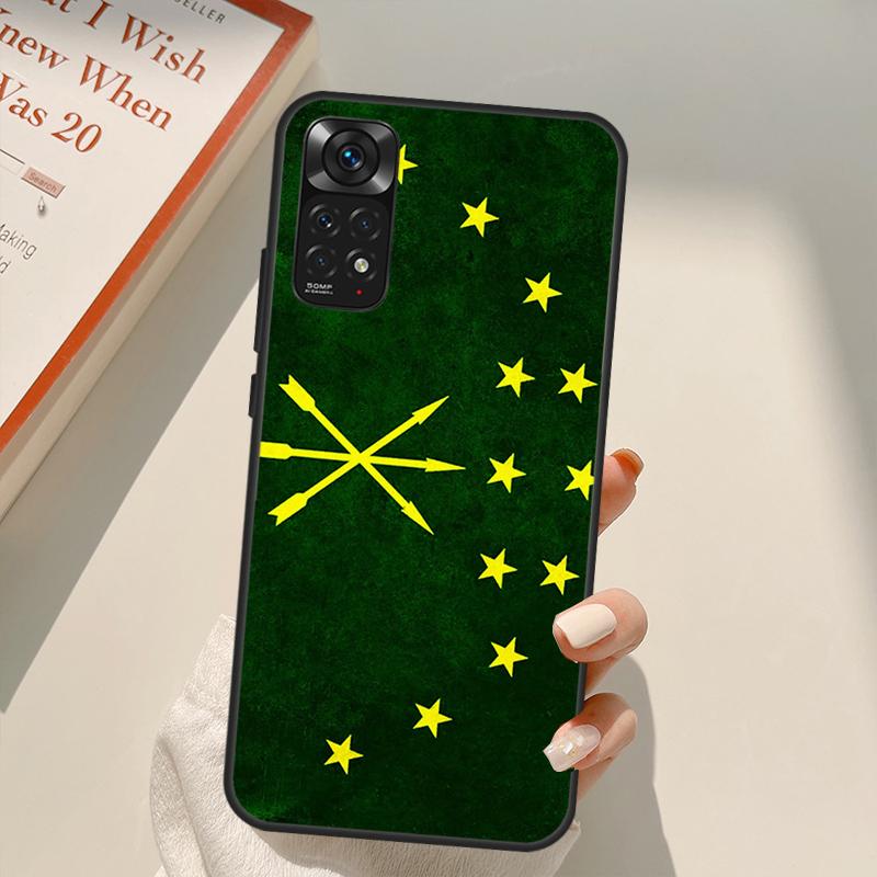 

Adygea Circassian Flag For Redmi 10A 10C 9A 9C 9T K40 K50 Gaming Phone Case For Redmi Note 11S 10S 9S 9 10 11 Pro Redmi Note 11S