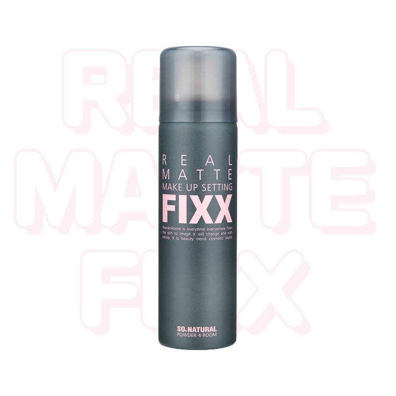 [Authentic] SO NATURAL Makeup Setting Spray Real Matte 75ml 1pcs 2pcs Fixx Setting Spray