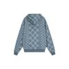 Vans Letter Logo Irregular Checkerboard Hoodie Unisex hoodies Denim-Blue VN0A7YIZYA1