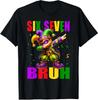 Six Seven Bruh Meme Mardi Gras Jester Dab Fat Tuesday Unisex T-Shirt