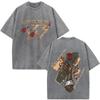 Game Clair Obscur Expedition  Graphic Vintage Washed T Shirt Men Women Clothing Fashion Oversized Cotton Short Sleeve Tshirts