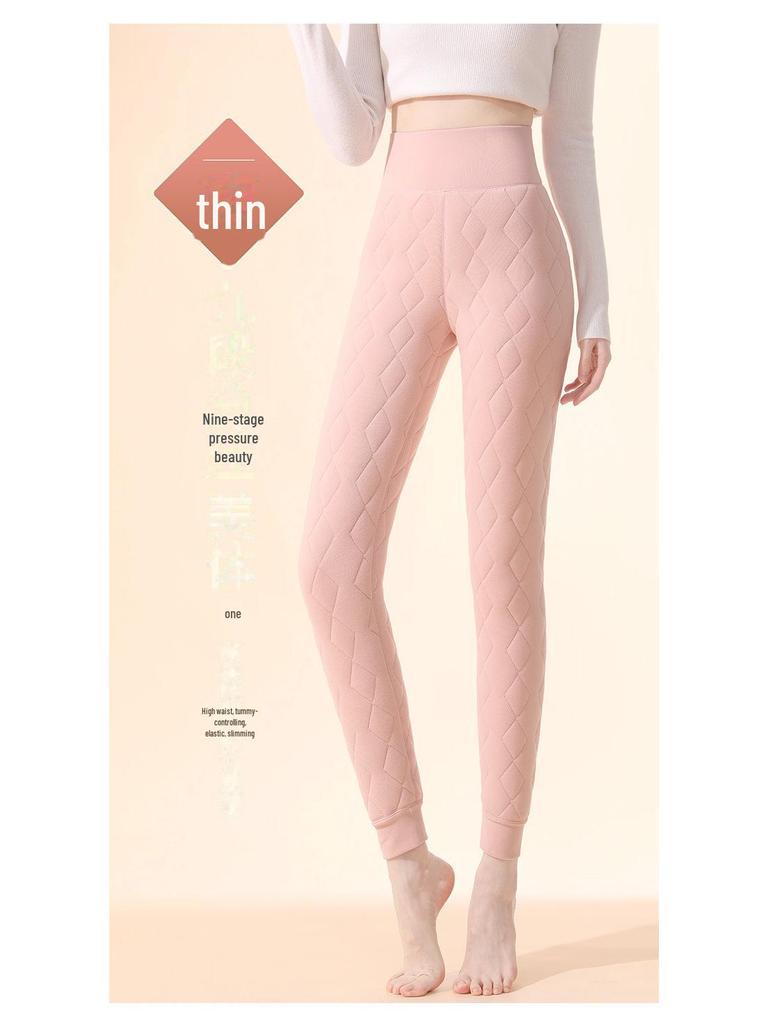 Women's High-Waist Fleece-Lined Leggings - Ultra-Thick Cashmere Winter Pants