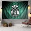 Sportlicher Fußballwappen Wandteppich, Einzigartiger Design Wandteppich, Wanddekoration für Schlafzimmer, Wohnzimmer, Spielzimmer, Herzliche Fan-Feiertagsgeschenke