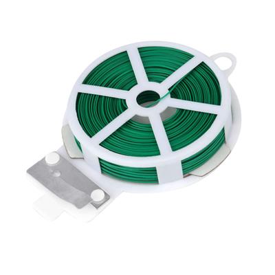 30m zahradnické Twist Tie Vestavěný řezací nástroj Víceúčelový horolezecký vázací drát (s Kartonem)