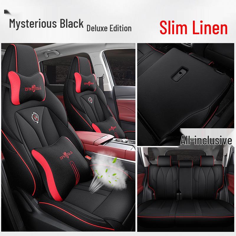 ZFL Leather Sports Seat Cushion for Changan CS75PLUS - All-Season Car Seat Cover