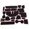 For Nissan Navara NP300 D23 2015 2016 2017 2018 A Set Car Door Gate Slot Cup Holder Mats Pads Non-Slip Fit