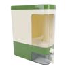 Rice Dispenser Press Type Humidity Proof Slim Rice Storage Container with Cup for Cereal Grain