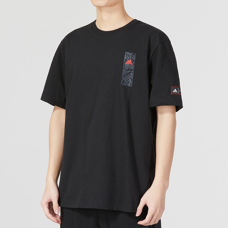 Adidas CNY Camo Graphic Tee Men Tops Black HZ3026