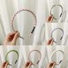 Versatile Headbands Style Minimalist Grid Womens Solid Color Hair Accessories
