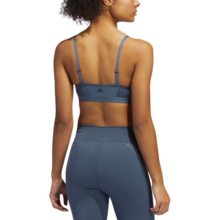 Adidas Low-Intensity Training Sports Bra Women Underwear Legacy-Blue GC7695