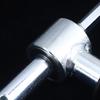 Attacco Trapano Avvitatore Senza Fili Per Sonda da Ghiaccio Adattatore Metallico Convertitore Punta per Trapano Elettrico Accessorio per Pesca sul Ghiaccio all'Aperto