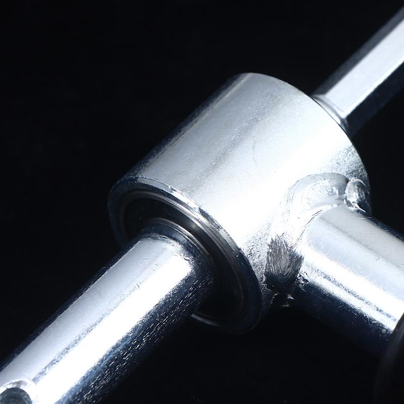 Attacco Trapano Avvitatore Senza Fili Per Sonda da Ghiaccio Adattatore Metallico Convertitore Punta per Trapano Elettrico Accessorio per Pesca sul Ghiaccio all'Aperto