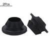 Rubber Mat Practical Kit Rubber For Nissan Radiator Mount Replacement Black