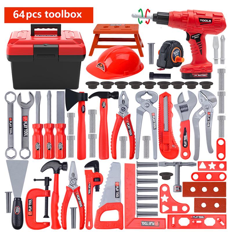 Kids' Simulation Toolbox: Educational Repair Play Set with Screwdriver and Screws