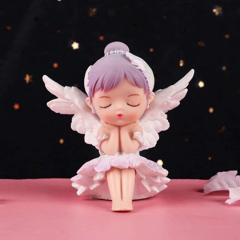 Bella Ballet Girl Figurine - Cute Vinyl Cake Topper & Desktop Decoration for Girls