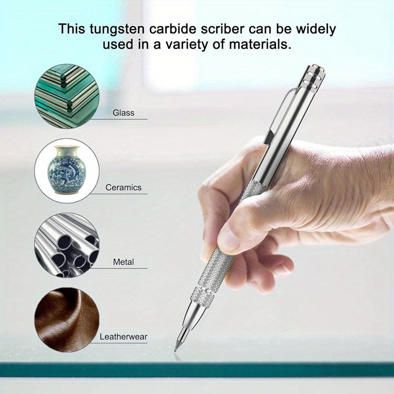 New Alloy Scribe Pen Carbide Scriber Pen Metal Wood Glass Tile Cutting Marker Pencil Metalworking Woodworking Hand Tools Kits