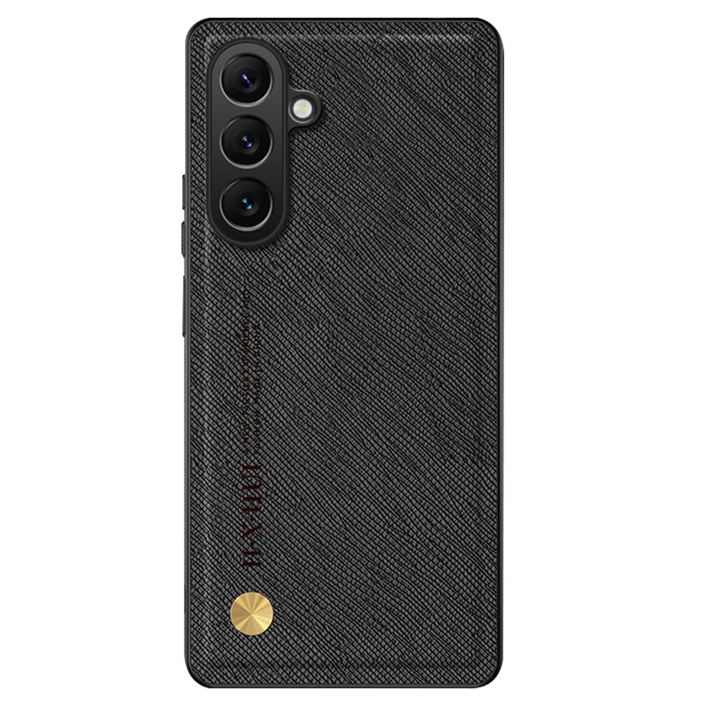 For Samsung Galaxy A26 5G Case Cross Texture Leather + TPU Phone Cover Support Magnetic Car Holder