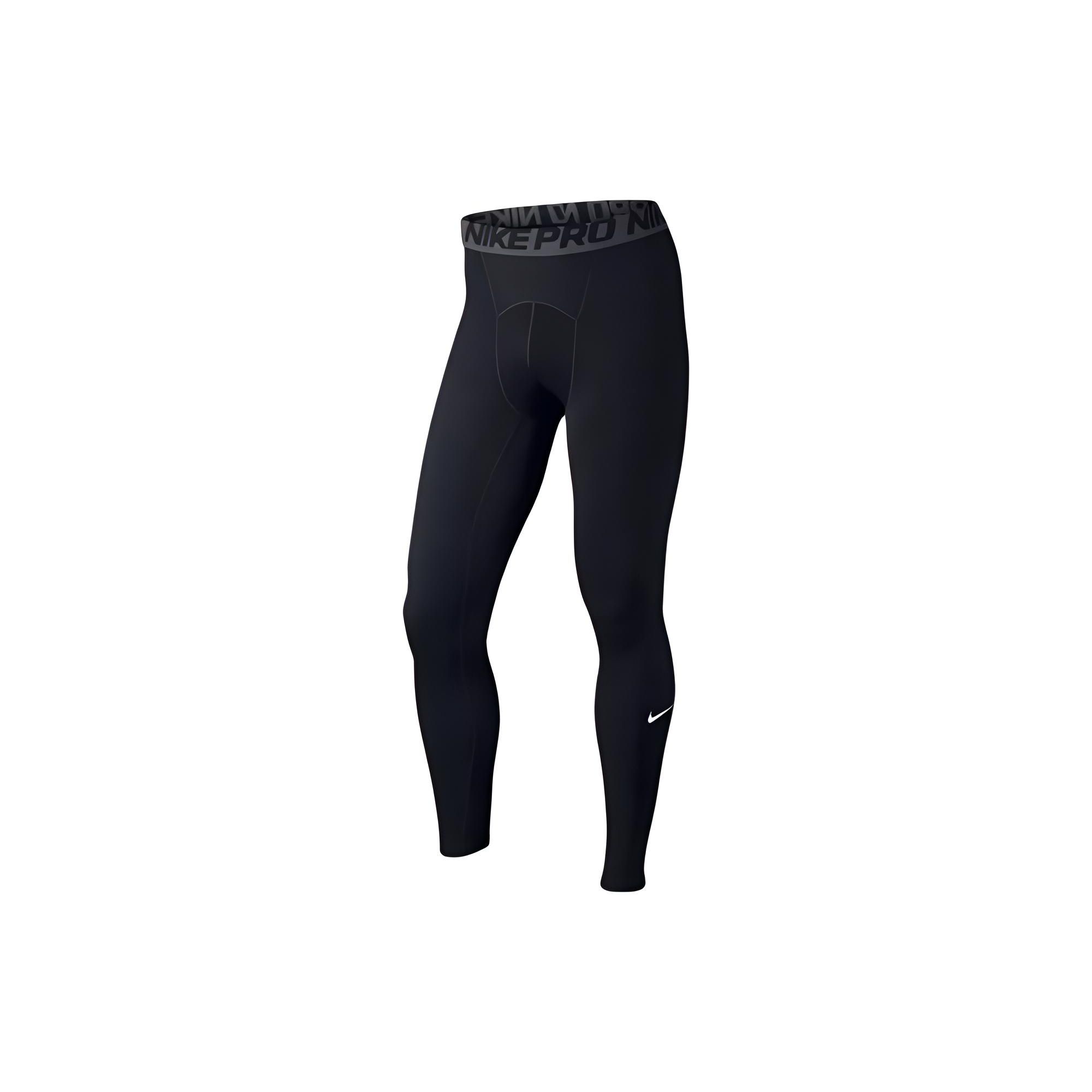 Nike Logo Print High-Waisted Long Sports Pants Men bottoms Black 683801-010-YC S