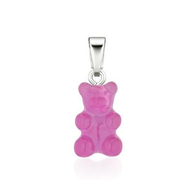 [CRYSTAL HAZE]BEAR-LOLLIPOP-CLASSIC CONNECTOR Silver Charm