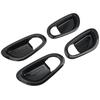 Inner Door Handle Cover Bowl Pull Trim Carbon Fiber Style Fit for Nissan Navara Frontier NP300