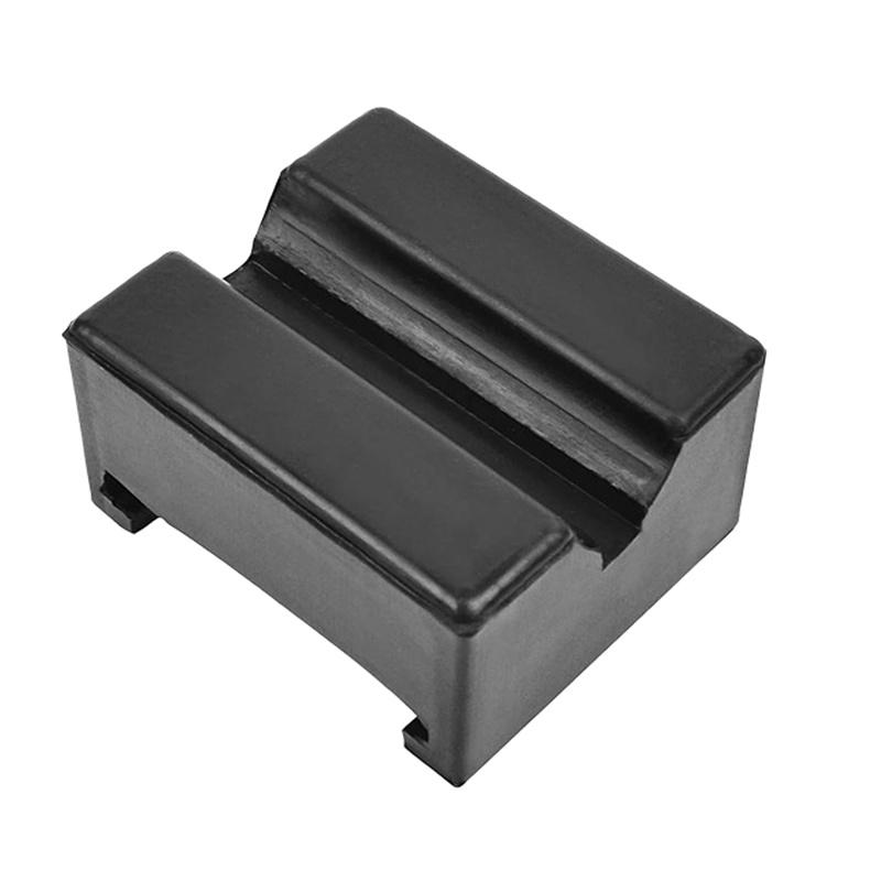 Universal Fit Rubber Pad for Car Lift Jack Stand; Slotted Adapter for Welds Protection; Jack Pad Accessory For Floor