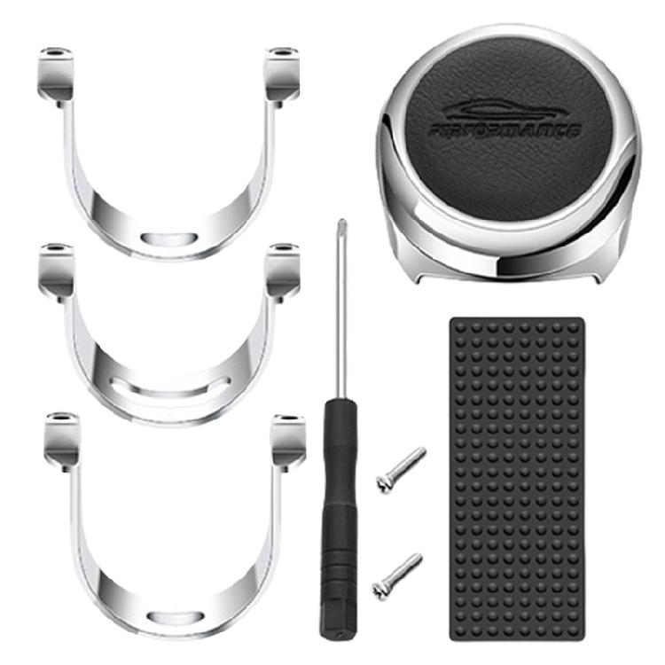 

Universal Vehicle Steering Wheel Spinner Car Steering Wheel Knob Metal Bearing Knob Power Handle Spinner for Car SUV чорний