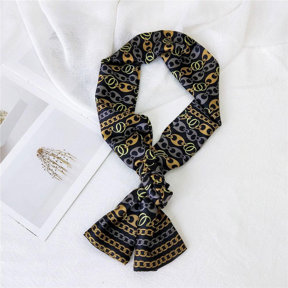 New Scarves Silk Scarves Women'S Spring And Autumn Season Long Decorative Professional Scarves Summer Thin Styles Paired With Shirts Stylish