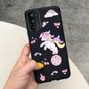 For Moto G52 Case G22 2022 Fashion Girl Flower Pattern Black Silicone Soft Phone Cover For Motorola Moto G52 G52 Cover G42 4G