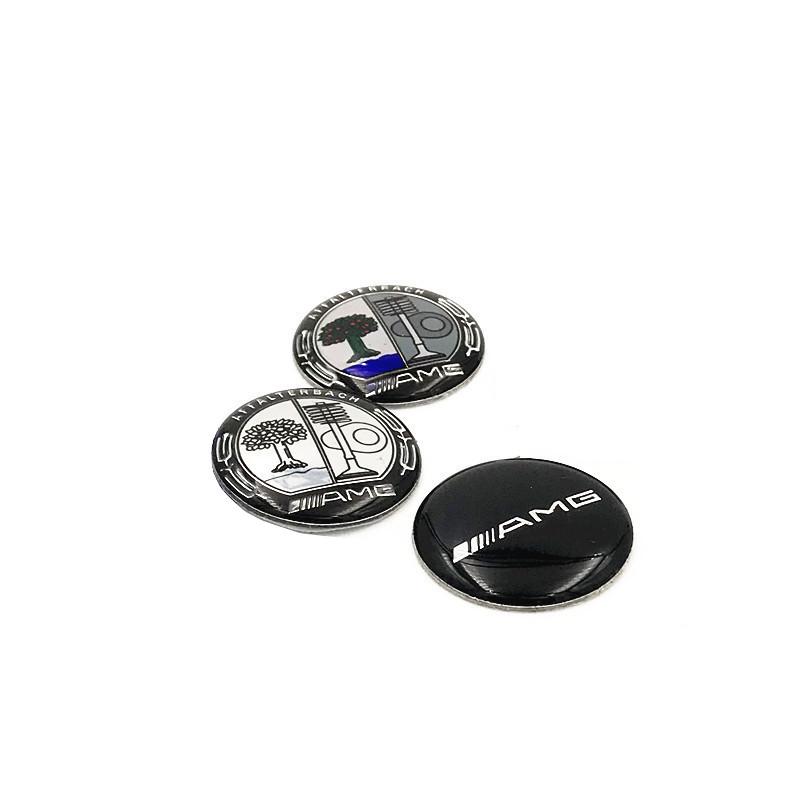 CRF1 29mm Aluminum Car Multimedia Knob Badge Stickers DMTANZST for Mercedes-benz AMG W203 CLA CLS W212 W213 W176 Interior Mouldings