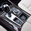 Carbon Fiber For q5 E70 E71 X5 X6 Interior Gearshift Air Conditioning AC CD Panel Reading Light Cover Trim Sticker Accessories q5