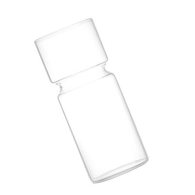 Clear Glass Flower Vase Hydroponic Plant Holder Container Bud Vase for Small Flowers