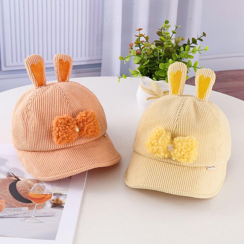 Kids Corduroy Beret Hat Autumn Winter Boys Stylish Newsboy Cap Girls Unique Duckbill Hat Warm Fashionable Headwear