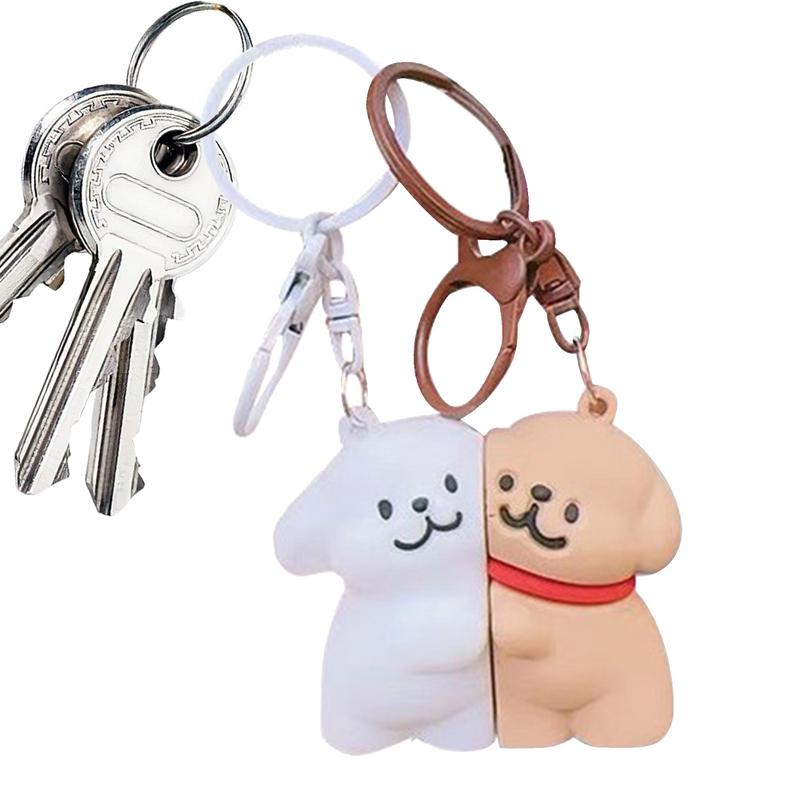 Магнитный Брелок для Ключей Щенячий Мультяшный Подвеска Брелок для Ключей Щенячий Брелок для Ключей Собачий Брелок Подвеска для Школьной Сумки Брелок для Ключей Автомобиля Милый Брелок Магнитный CN
