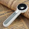 60X Handheld Magnifier with LED Light Portable Lighted Magnifier Rechargeable Illuminated Magnifying Glass for Reading Repair