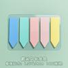 200 Sheets Morandi Transparent Fluorescent Index Tabs Pet Arrow Flags Sticky Note For Page Marker Planner Stickers Office School