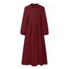 ZANZEA Women Autumn Casual Long Sleeve Loose Hoodies Long Dress