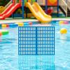 Pool Skimmer Net Kit 16.5"x13" Mesh Filter Screen with Telescopic Rods Elastic Ropes Leaf Catcher Skimmer Spring Action Net System Prevent Clogs for