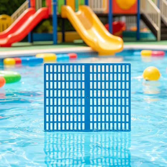 Pool Skimmer Net Kit 16.5"x13" Mesh Filter Screen with Telescopic Rods Elastic Ropes Leaf Catcher Skimmer Spring Action Net System Prevent Clogs for