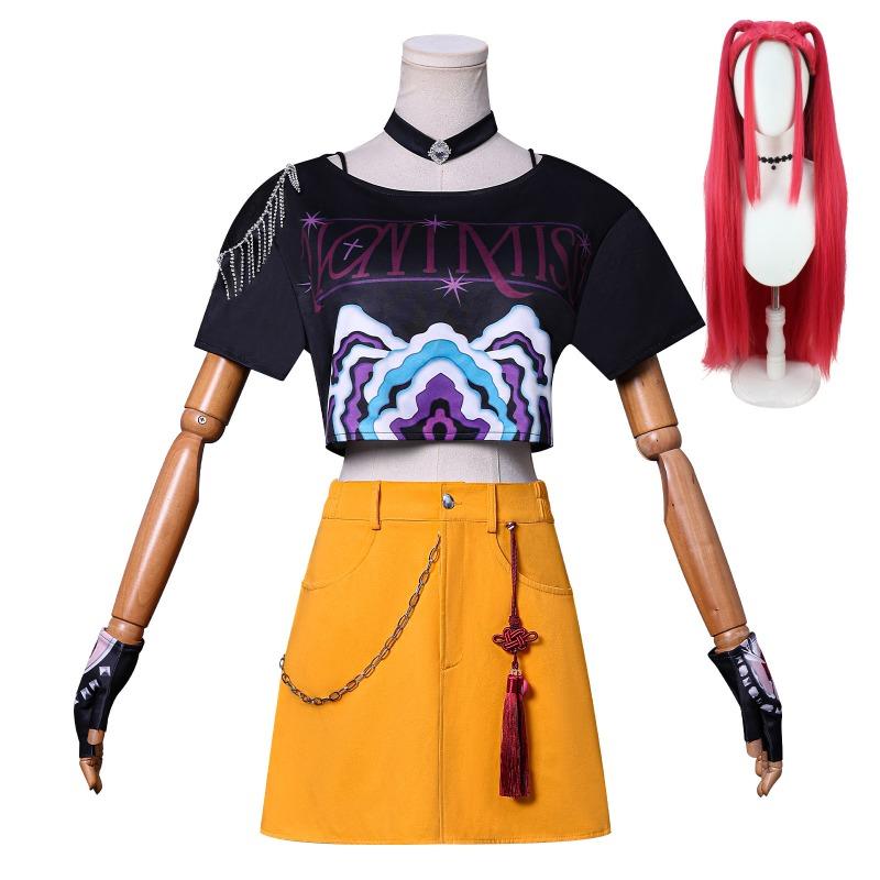 New Korean Wave Girl Troupe-P Demon Hunter Girl Troupe Clothing Rumi Mira Zoe cos Clothing