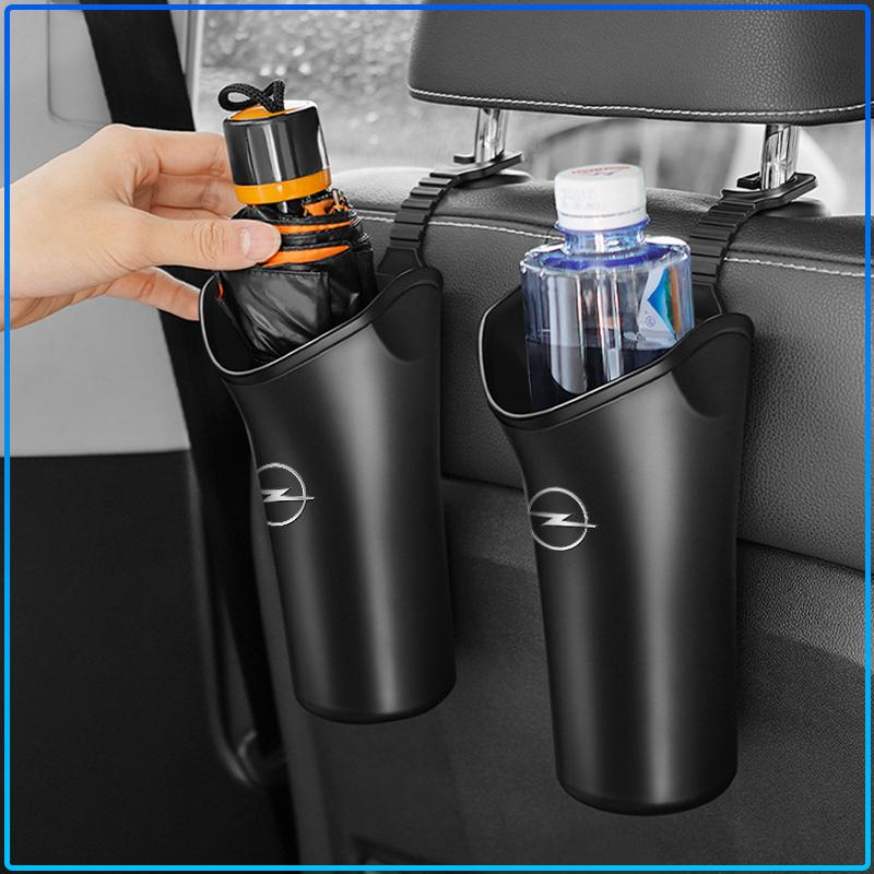 1/2Pcs Car Storage Box Umbrella Garbage Organizer Bucket For Opel Astra H G J Insignia Mokka Zafira Corsa Vectra B C D