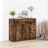 Vidaxl Cabinet, Smoked Oak, 88X30X70 Cm, Wood-Based Material