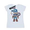Marvel Womens/Ladies Captain America Sketch Cotton T-Shirt